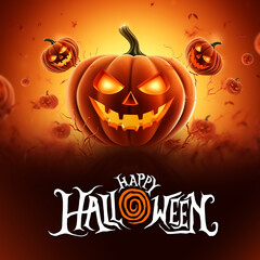 Happy Halloween pumpkin