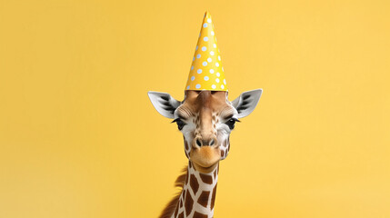 giraffe smiling funny happy birthday party desktop wallpaper cute