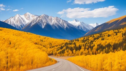 autumn in the mountains