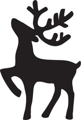 deer silhouette vector