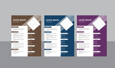 Corporate Resume   Design Template.