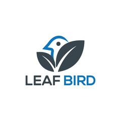Bird logo template with line art style. Creative abstract bird logo collection.