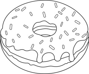 donut with sprinkles