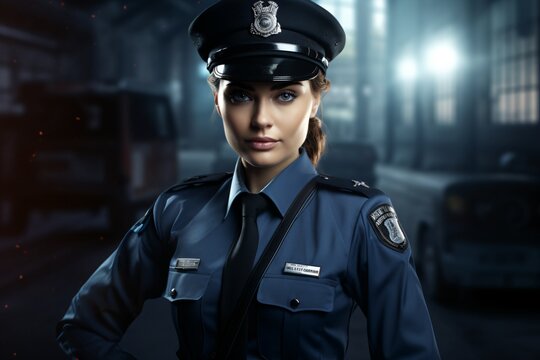 Woman as a police officer