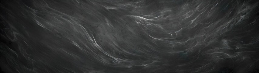 Black Chalk Board Background with Marbled Texture, Perfect for Website Banners, Headers, and Design Projects – Antique Aesthetics for a Timeless Appeal, Wide Size - obrazy, fototapety, plakaty