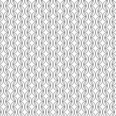 black line interlocking abstract vector seamless background pattern