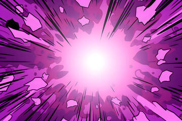 purple color comic style background