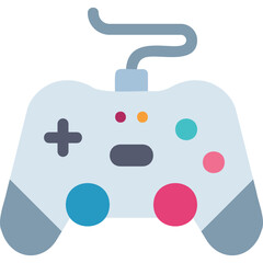 Game controller icon on transparent background