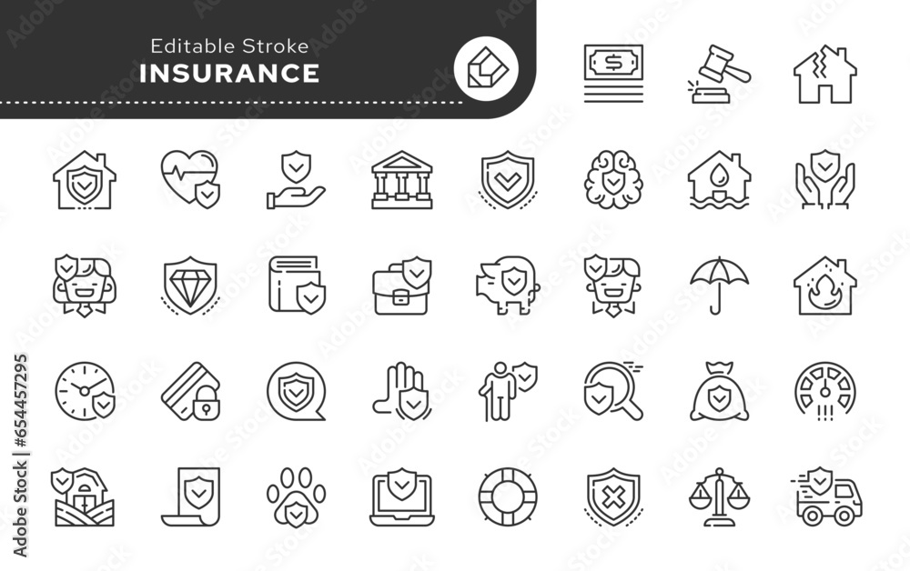 Aufkleber set of conceptual icons. vector icons in flat linear style for web sites, applications and other gra