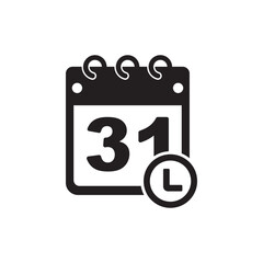 Calendar logo icon design vector illustration