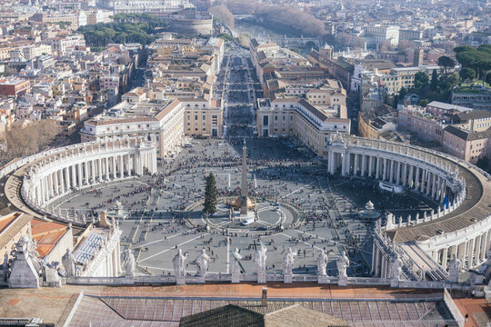 Saint Peter's Square in rome