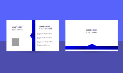 ractangle shaped new ordinary corporate business card design by medium size with two colour variations.