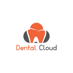 Cloud computing icon vector logo design template.
