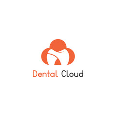 Cloud computing icon vector logo design template.
