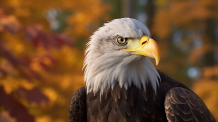 Obraz premium Wildlife Majestic eagle in the wild