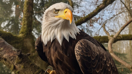 Fototapeta premium american bald eagle
