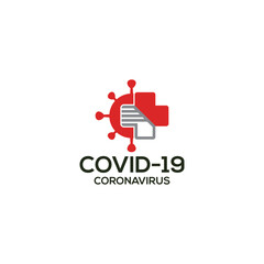 Vector illustration coronavirus 2019-nCoV, Covid-19. Coronavirus outbreak concept. Covid-19 coronavirus infection. Virus COVID-19 cell icon.