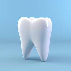 White teeth in a colorful background	