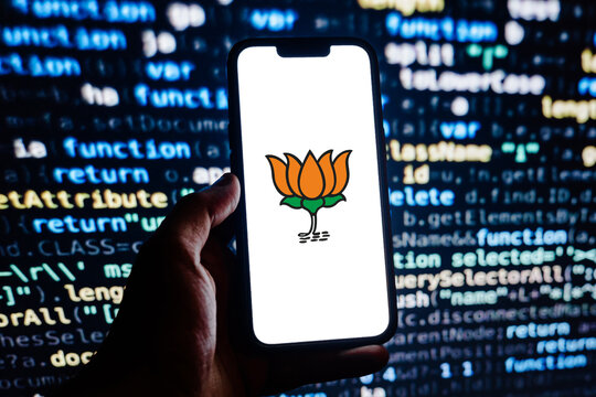 Orange Lotus and Bjp logo
