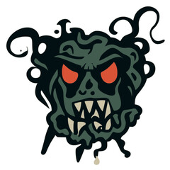 Halloween Zombie Face