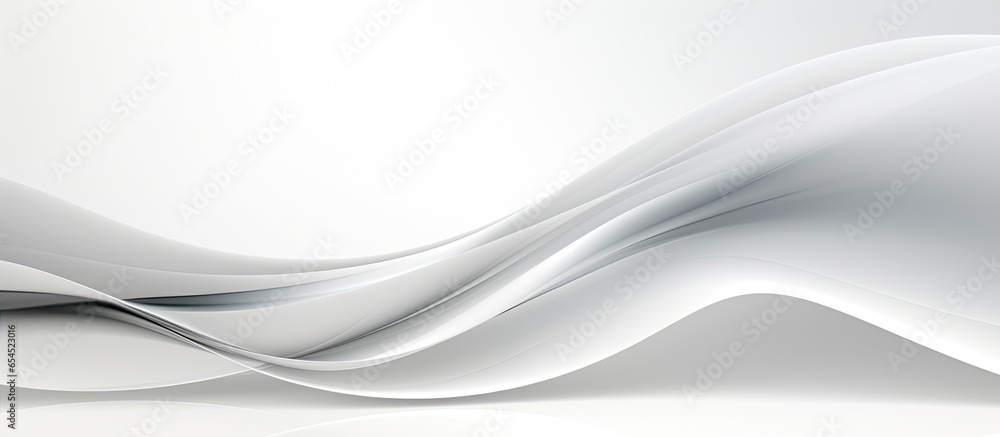 Poster smooth lines on a white abstract backdrop