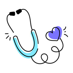 Trendy Collection of Love and Wedding Doodle Icons 

