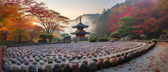 Cercles muraux Pékin Japanese Garden, Zen