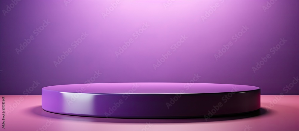 Poster purple studio backdrop for presenting products empty room with window shadows blur backdrop while sh