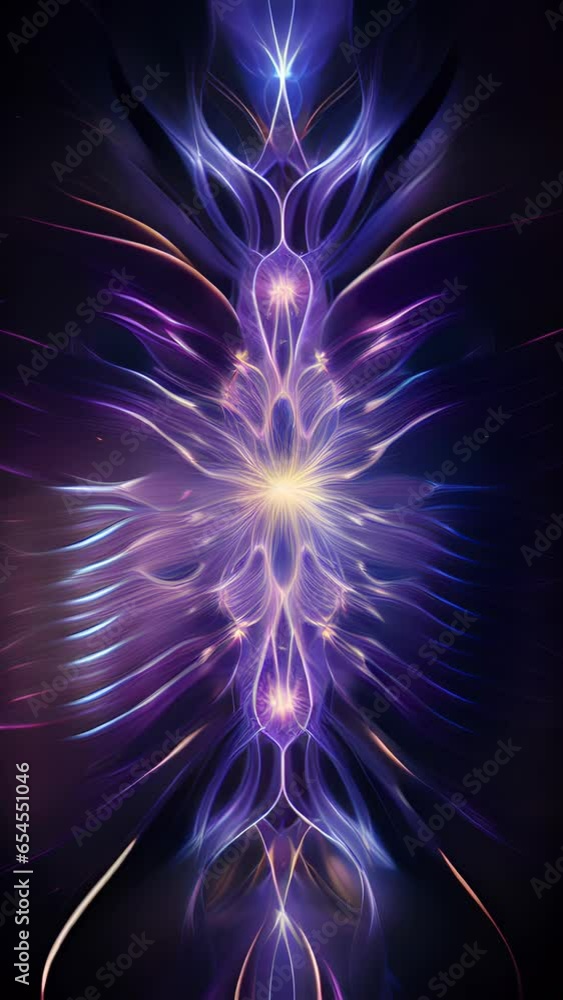 Poster in a mesmerizing portrayal of the cosmos, slender tendrils of energy traverse the expanse, weaving a