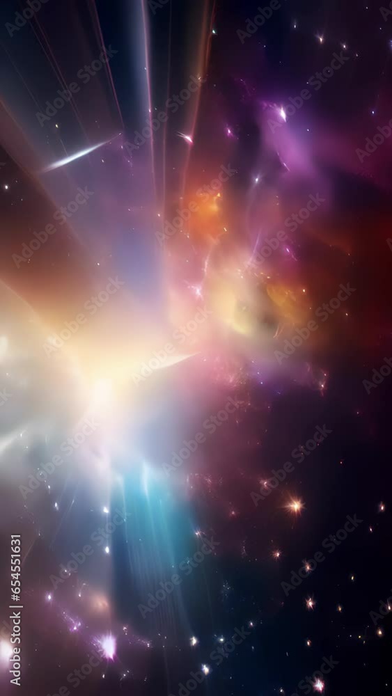 Poster behold an ethereal snapshot showcasing cosmic rays cascading through interstellar space, their trans