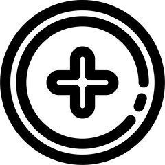 Fototapeta premium Add circle Icon