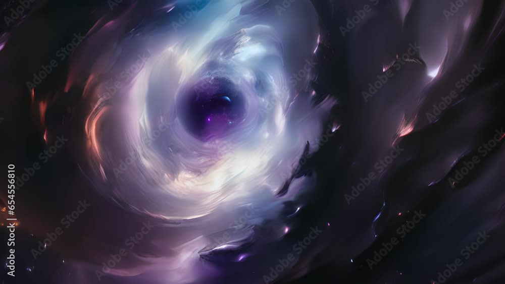 Poster void vortex unleash a swirling black void that devours everything in its path, absorbing the life fo