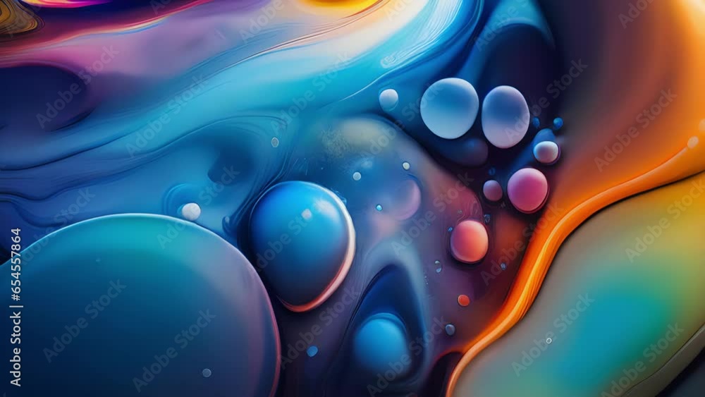 Poster a mesmerizing capture of a planetsized water world, its surface covered entirely by shimmering, lumi