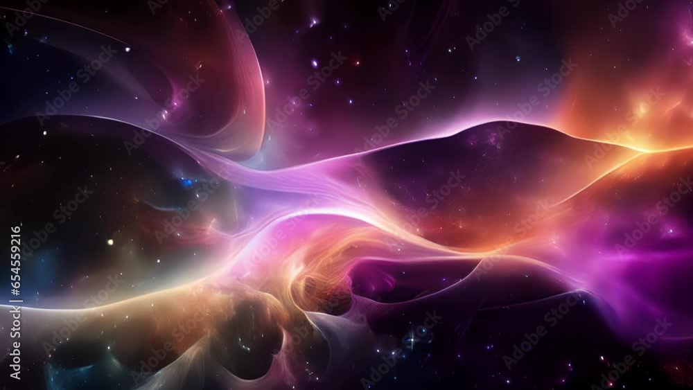 Poster behold the intricate tapestry of interstellar filaments as they intertwine and merge, reflecting the