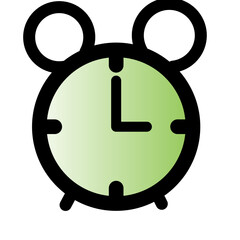 Green clock icon