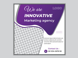 Modern Business Social media post design template design or web banner design 