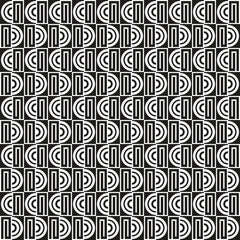 Seamless geometric pattern.  black and white.  vector design