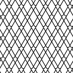 Fototapeta premium Seamless pattern abstract star background with elegant black vector lines