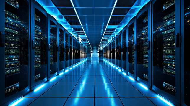 Server room interior