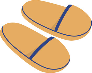 pair of slippers Illustration 