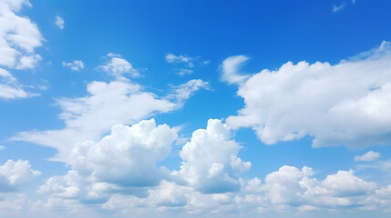 Fototapeta premium 雲がある青空