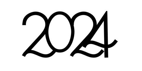 New year 2024 text