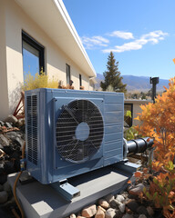 Efficient Heating: Air Source Heat Pump in Colorado Home