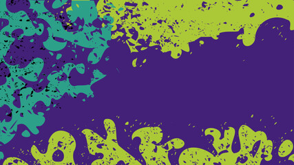 Abstract vector background with splashes