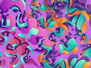 Attractive view of the  abstract fluid background