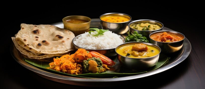 Marriage meals include traditional South Indian Thali