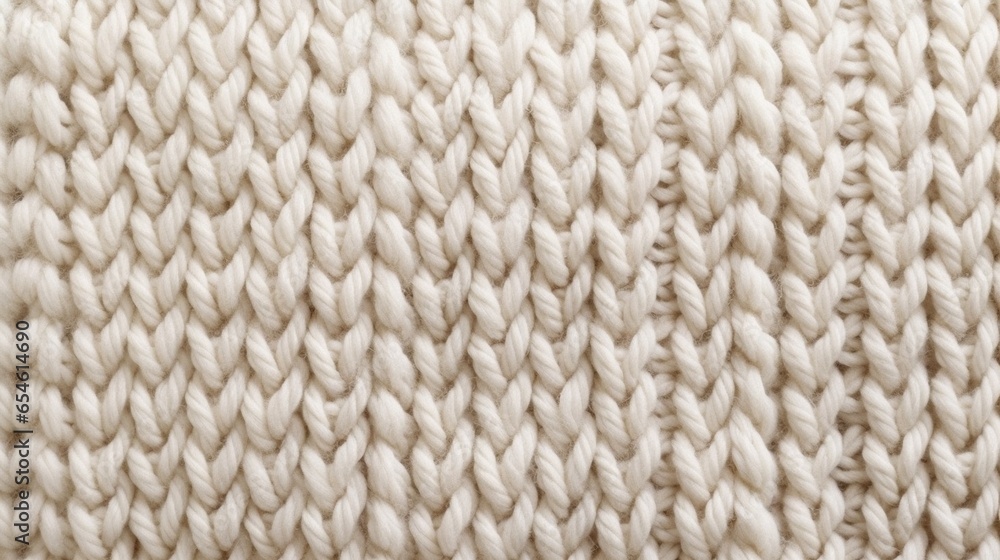 Poster white woolen fabric texture : generative ai