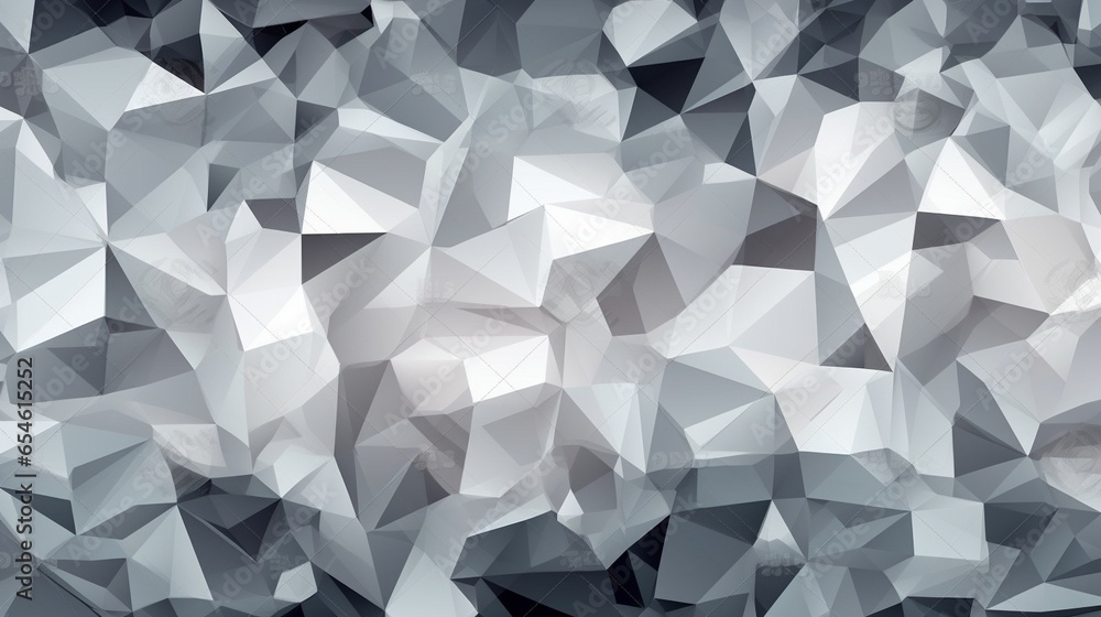 Poster polygonal vector background : generative ai