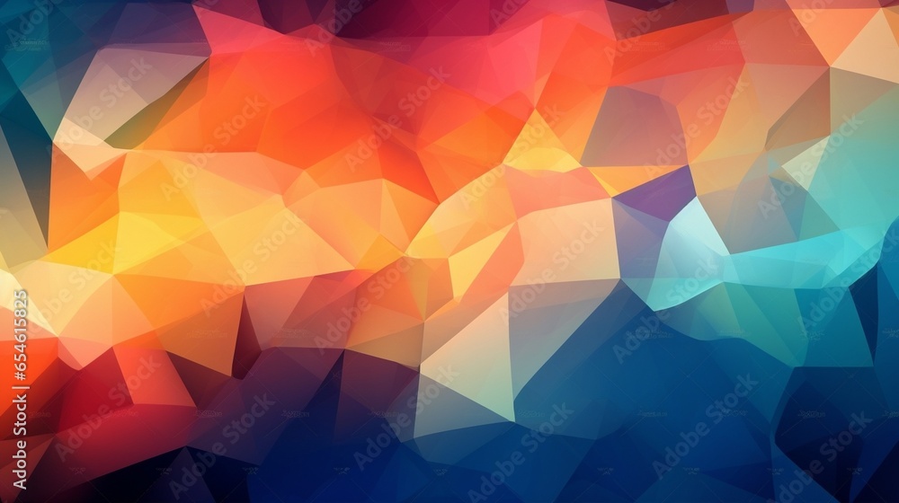 Aufkleber polygonal vector background in eps 10 : generative ai