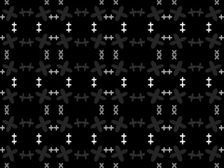 seamless black and white pattern